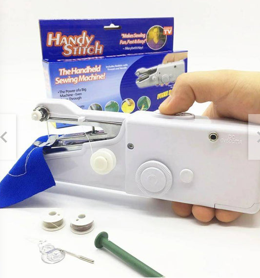 Máquina de coser portátil a pilas