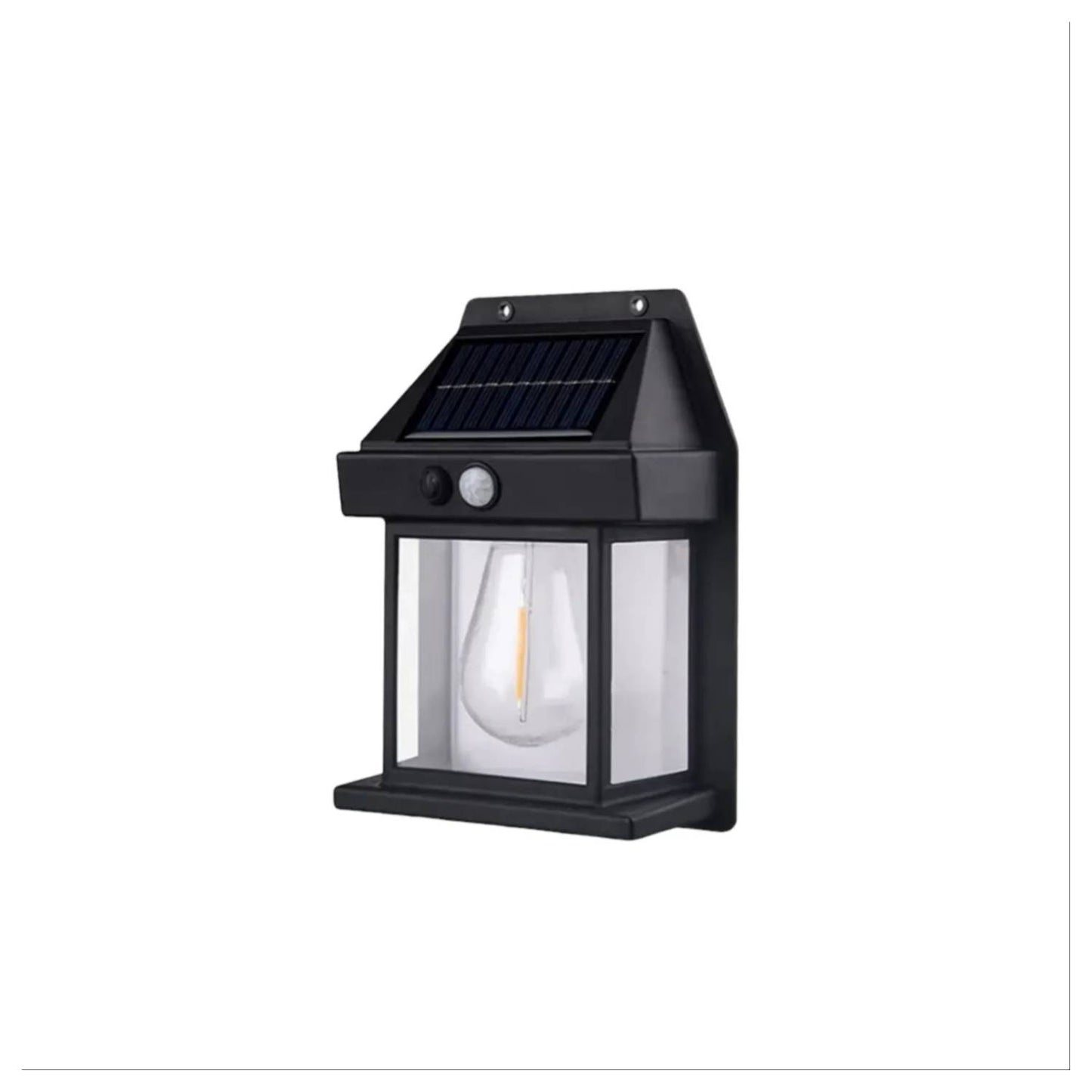 Farol solar de pared con sensor movimiento