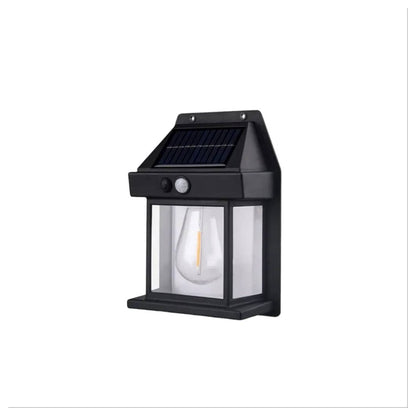 Farol solar de pared con sensor movimiento