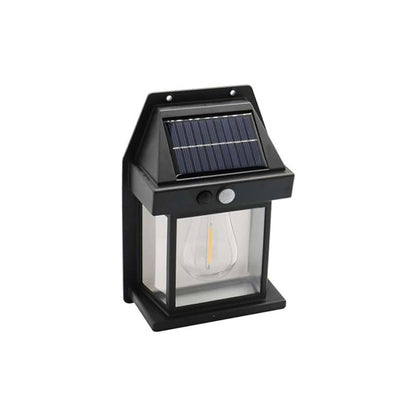 Farol solar de pared con sensor movimiento