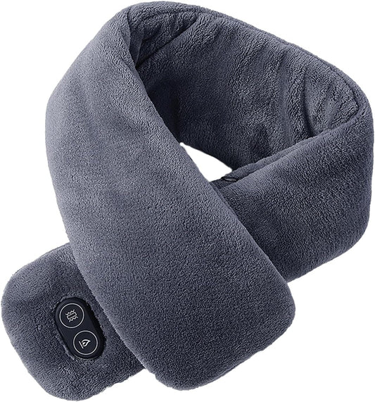 TensiónCero™ – Bufanda Masajeadora Térmica para Cuello y Hombros