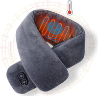 TensiónCero™ – Bufanda Masajeadora Térmica para Cuello y Hombros