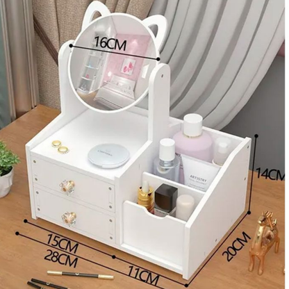 Espejo de Maquillaje con Cajón