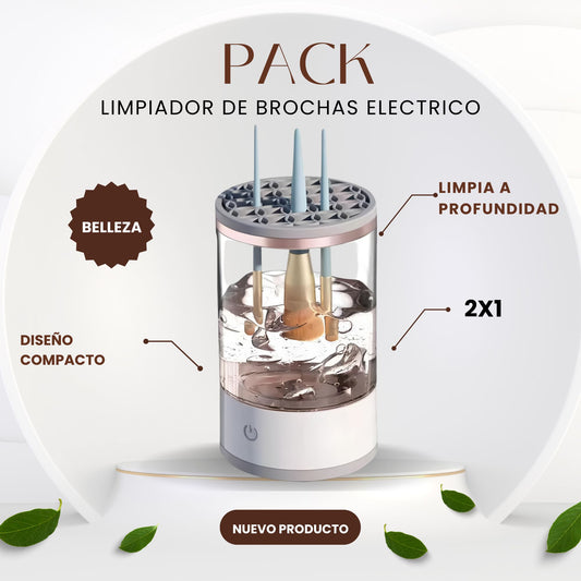 BrushClean Pro™ – Limpiador Eléctrico USB de Brochas | Limpieza Profunda en Segundos