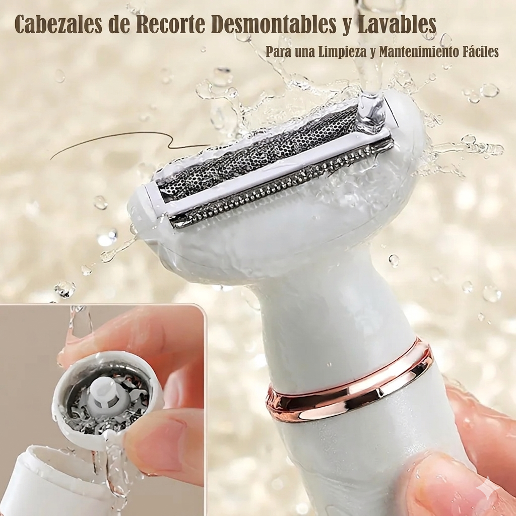 MultiShave™ – Afeitadora 4 en 1 Recargable de Precisión Total