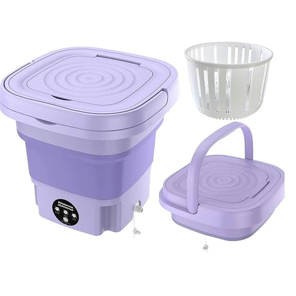 Mini Lavadora Con Centrifugado Portatil