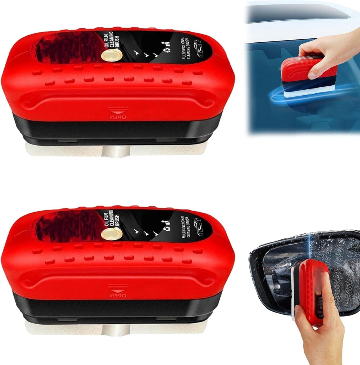 ClearDrive™ – Elimina la Película de Grasa, Repele el Agua y Mejora tu Visibilidad al Conducir