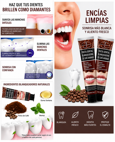 CarbonDetox™ – Crema Dental Blanqueadora Detox con Colágeno