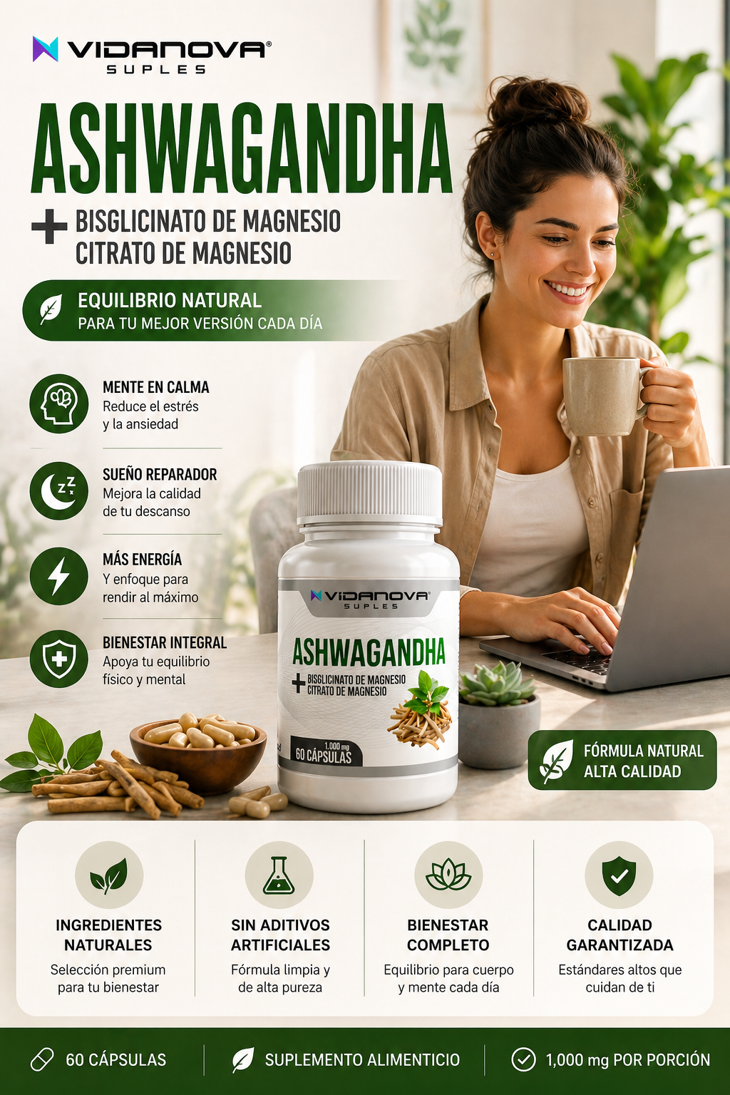 ZenForce™ – Reduce el Estrés, Potencia tu Energía y Mejora tu Sueño Naturalmente