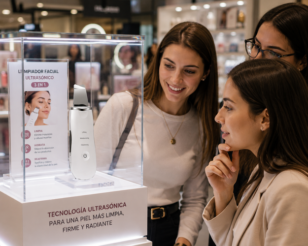 PielPura™ – Limpiador Facial Inalámbrico para una Piel Radiante