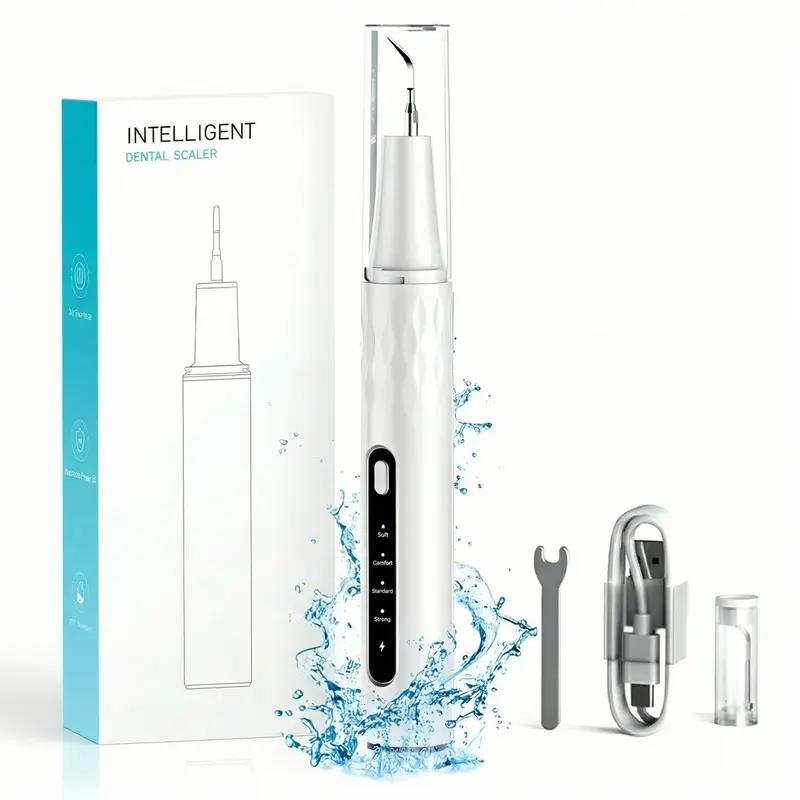 SonicClear Pro™ – Limpieza Ultrasónica 31,000 Vibraciones/min | Blanqueamiento Instantáneo | Recargable USB